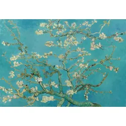 Fototapeta Kwiaty Van Gogha – Turkusowa Natura w Ogród