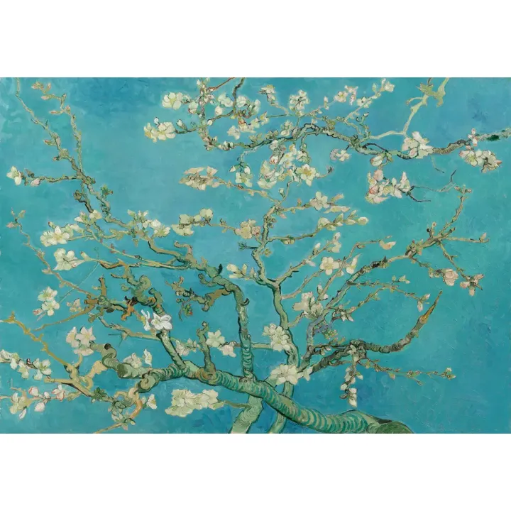 Fototapeta Kwiaty Van Gogha – Turkusowa Natura w Ogród – produkt
