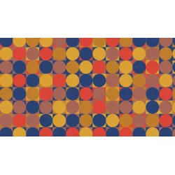 Fototapeta Retro Pattern – Abstrakcja Geometryczna w Stylu Pop-Art