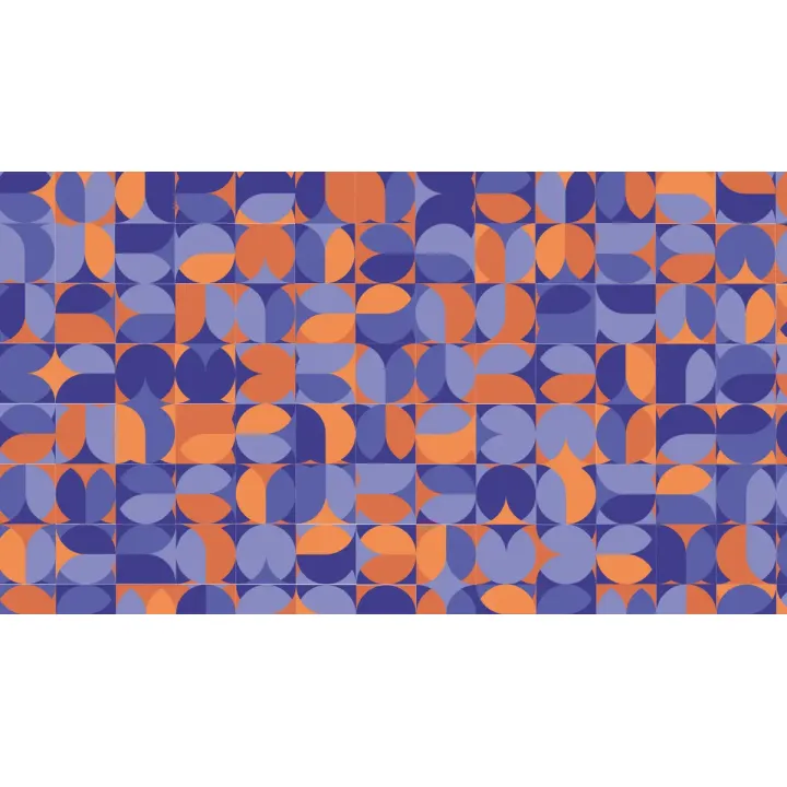 Fototapeta Retro Pattern – Abstrakcja Geometryczna w Stylu Lat 70. – produkt