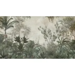 Fototapeta Las Tropikalny – Mglista Dżungla i Natura