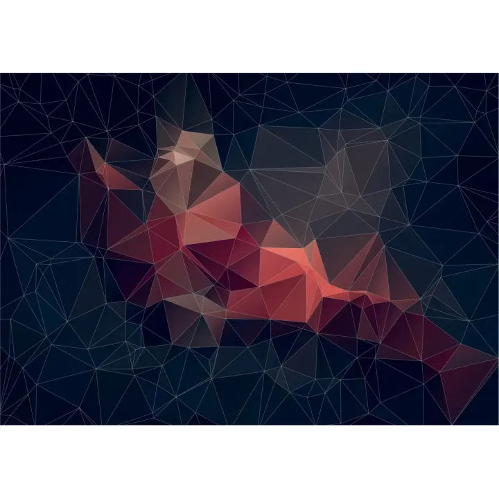 Fototapeta Abstract Retro Colortriangle – Abstrakcja Geometryczna w Stylu Retro – produkt