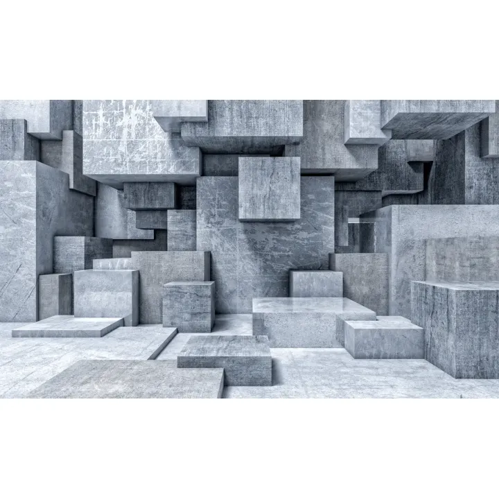 Fototapeta Geometric 3D – Abstrakcja i Głębia Perspektywy – produkt