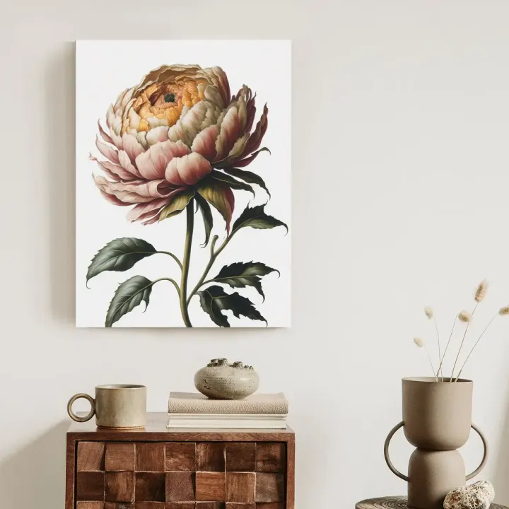 Plakat Piwonia – Kwiatowa Świeżość i Wiosenna Natura