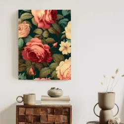 Plakat Romantyczne Róże – Kwiaty i Natura do Wnętrz