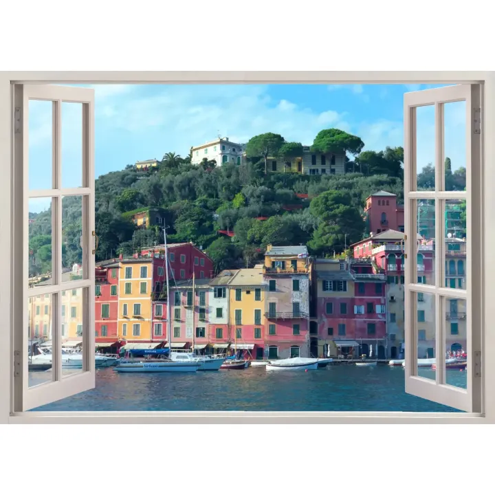 Fototapeta Widok z Okna – Portofino i Riwiera Włoska – produkt