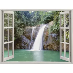 Fototapeta Wodospad – Tropikalny Krajobraz Mindanao na Filipinach