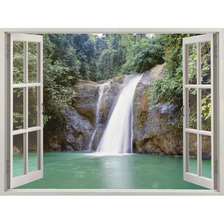 Fototapeta Wodospad – Tropikalny Krajobraz Mindanao na Filipinach – produkt