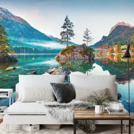 Fototapeta Jezioro Hintersee – Alpy Bawarskie o Poranku