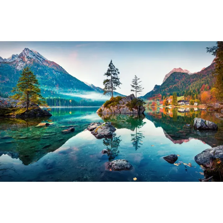 Fototapeta Jezioro Hintersee – Alpy Bawarskie o Poranku – produkt