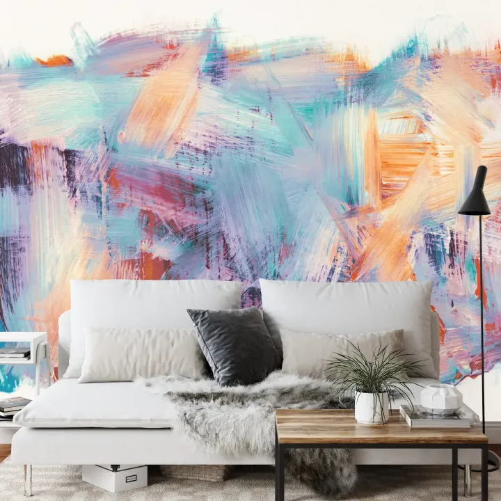 Fototapeta Abstract Backgrounds – Ekspresjonizm Abstrakcyjny i Pociągnięcia Pędzlem