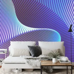 Fototapeta Abstract Background – Abstrakcja Geometryczna w Niebiesko-Fioletowej Głębi