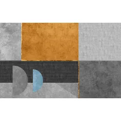 Fototapeta Gold Geometric – Abstrakcyjny Wzór z Metalicznymi Akcentami