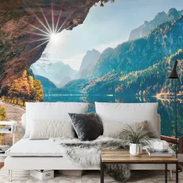 Fototapeta Alpy Austriackie – Jezioro Gosausee o Poranku