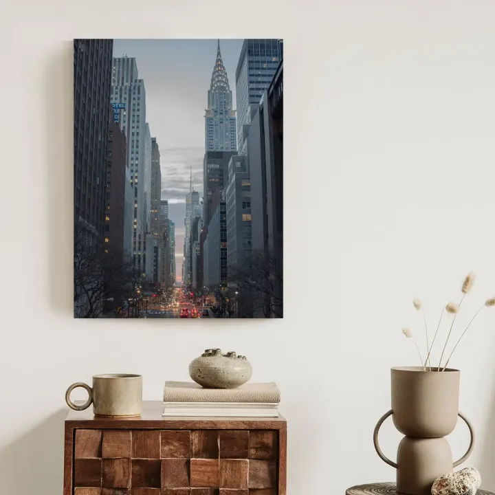 Plakat Widok Na Ulicę 42 – Manhattan i Architektura Nowego Jorku