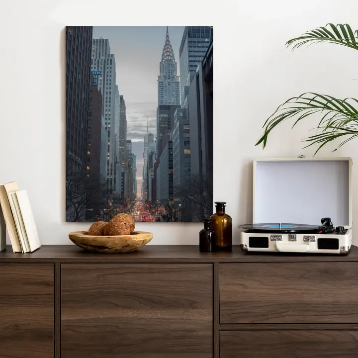 Plakat Widok Na Ulicę 42 – Manhattan i Architektura Nowego Jorku