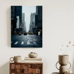 Plakat Mglisty Nowy Jork O Poranku – Poranna Mgła nad Manhattanem