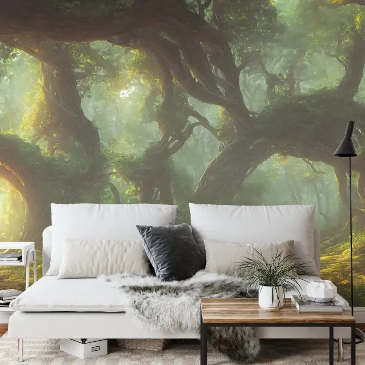 Fototapeta Las – Leśna Cisza i Relaks w Naturze