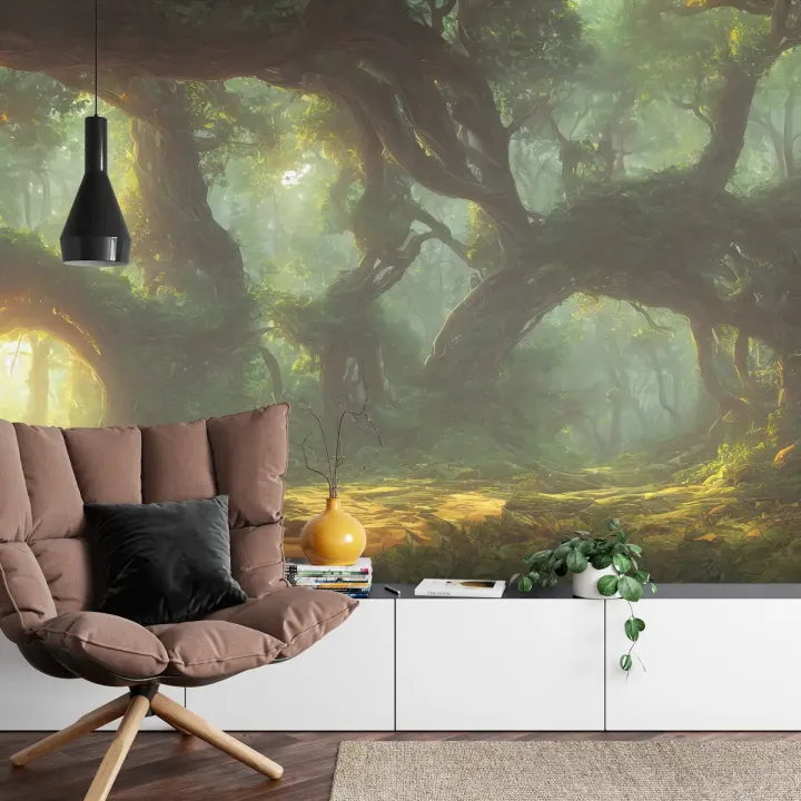 Fototapeta Las – Leśna Cisza i Relaks w Naturze