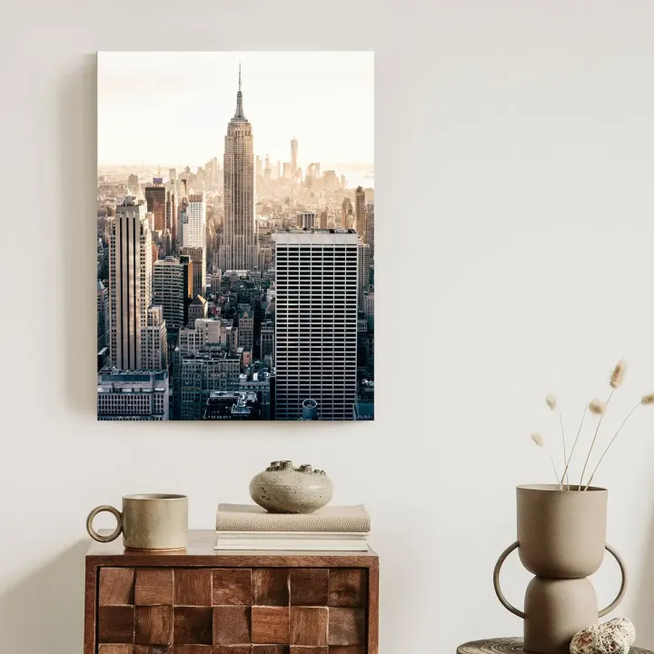 Plakat Nowy Jork – Poranny Skyline Manhattanu