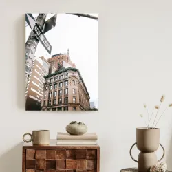 Plakat Drogowskaz Na Ulicy Nyc – Manhattan i Architektura Miejska