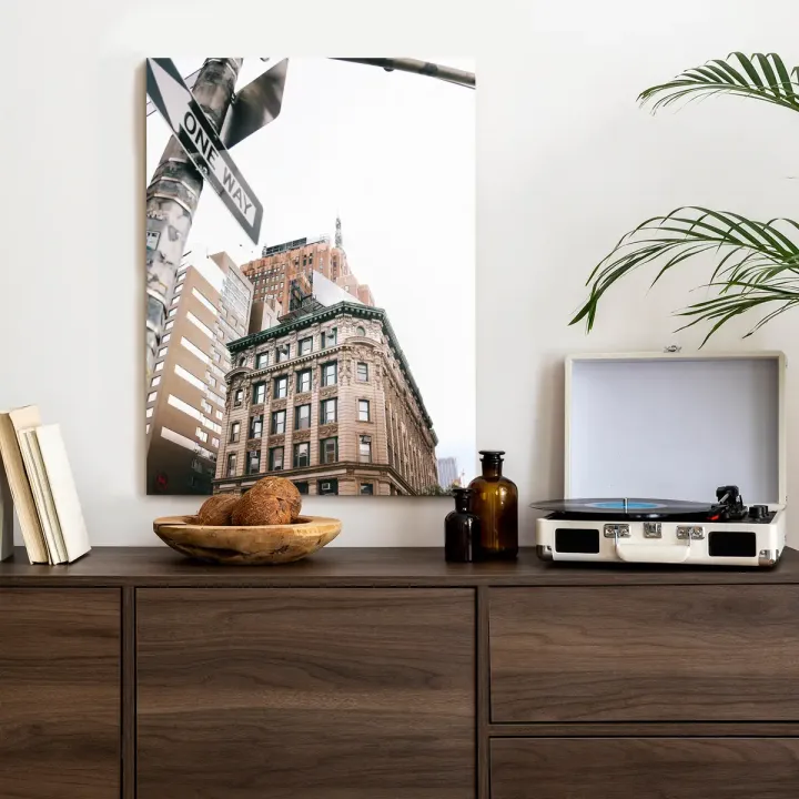 Plakat Drogowskaz Na Ulicy Nyc – Manhattan i Architektura Miejska