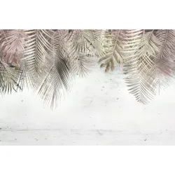 Fototapeta Tropical Trees And Leaves – Tropikalny Las i Palmy we Wnętrzu