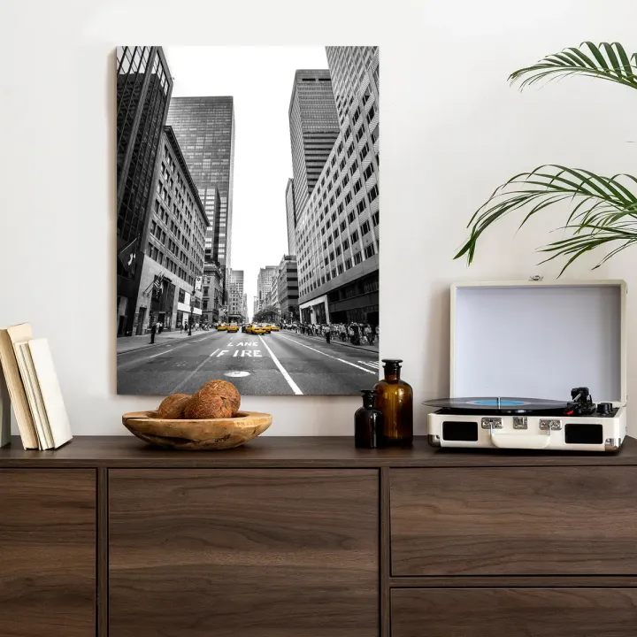 Plakat Nowy Jork – Żółte Taksówki na Manhattanie