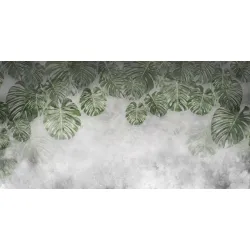 Fototapeta Tropical Trees And Leaves – Tropikalna Dżungla i Liście Monstera