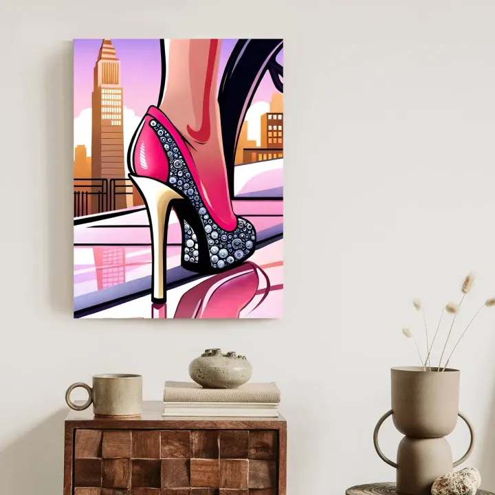 Plakat Brylantowe Szpilki – Manhattan i Miejska Moda