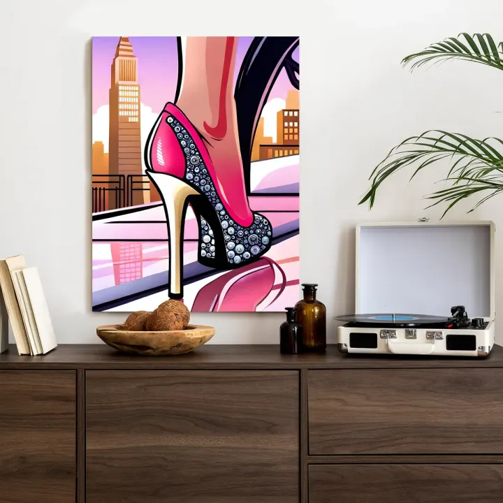 Plakat Brylantowe Szpilki – Manhattan i Miejska Moda