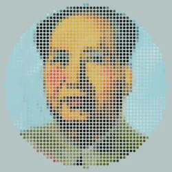 Fototapeta Okrągła Ikona Mao – Pop-art i Kult Jednostki