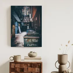 Plakat Uliczka w Nowym Jorku – Architektura Manhattanu