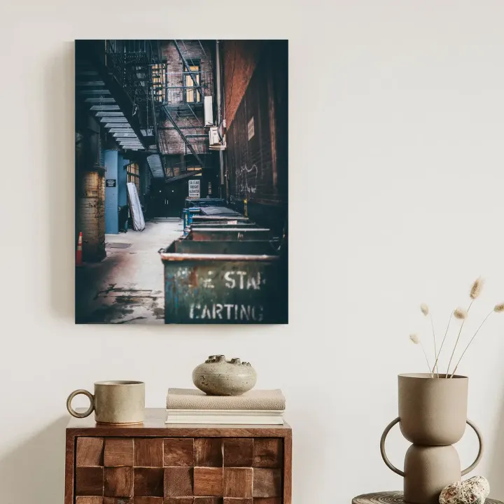 Plakat Uliczka w Nowym Jorku – Architektura Manhattanu