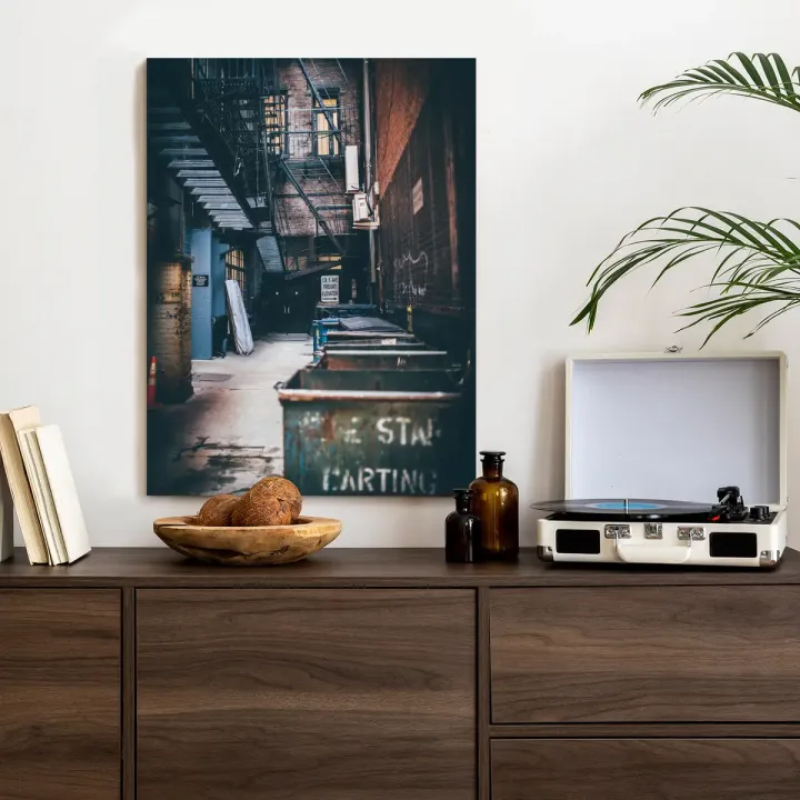 Plakat Uliczka w Nowym Jorku – Architektura Manhattanu