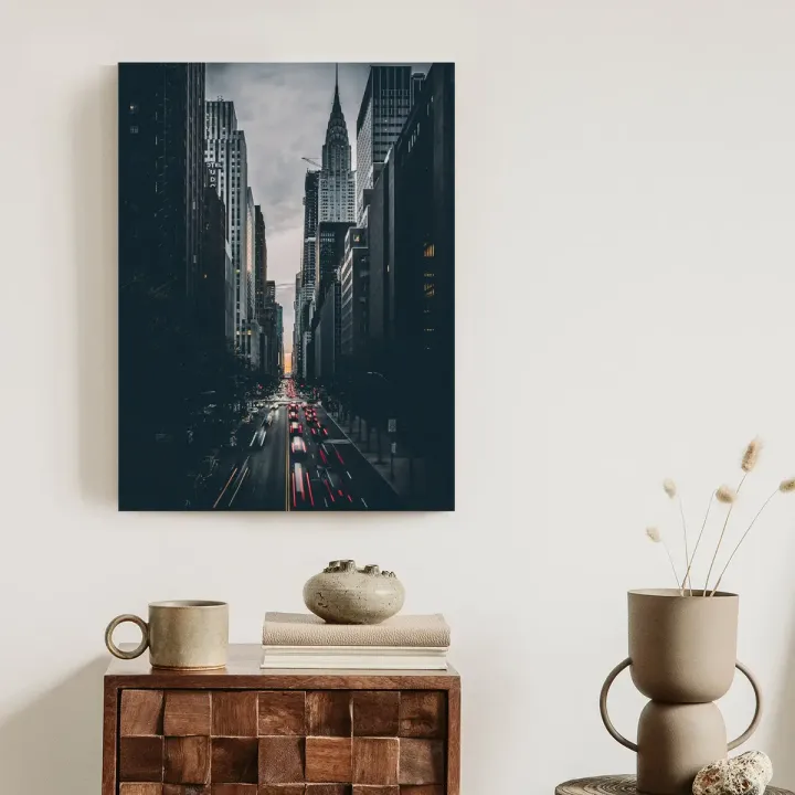 Plakat Nowy Jork – Architektura Manhattanu i Skyline Metropolii