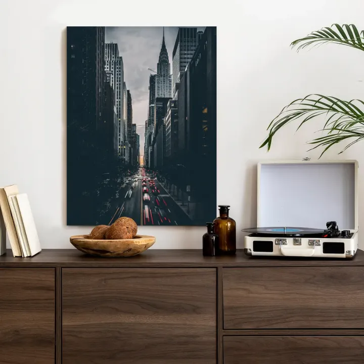 Plakat Nowy Jork – Architektura Manhattanu i Skyline Metropolii