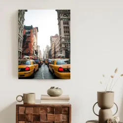 Plakat Taksówki Na Ulicy Soho – Nowy Jork i Manhattan