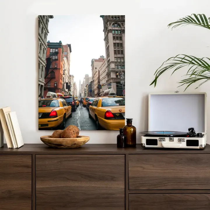 Plakat Taksówki Na Ulicy Soho – Nowy Jork i Manhattan