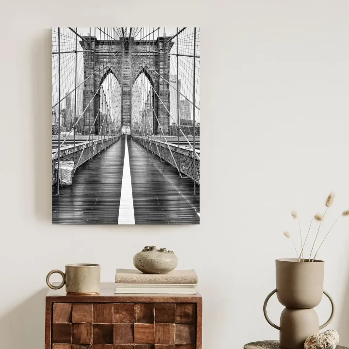 Plakat Most Brookliński – Architektura Nowego Jorku