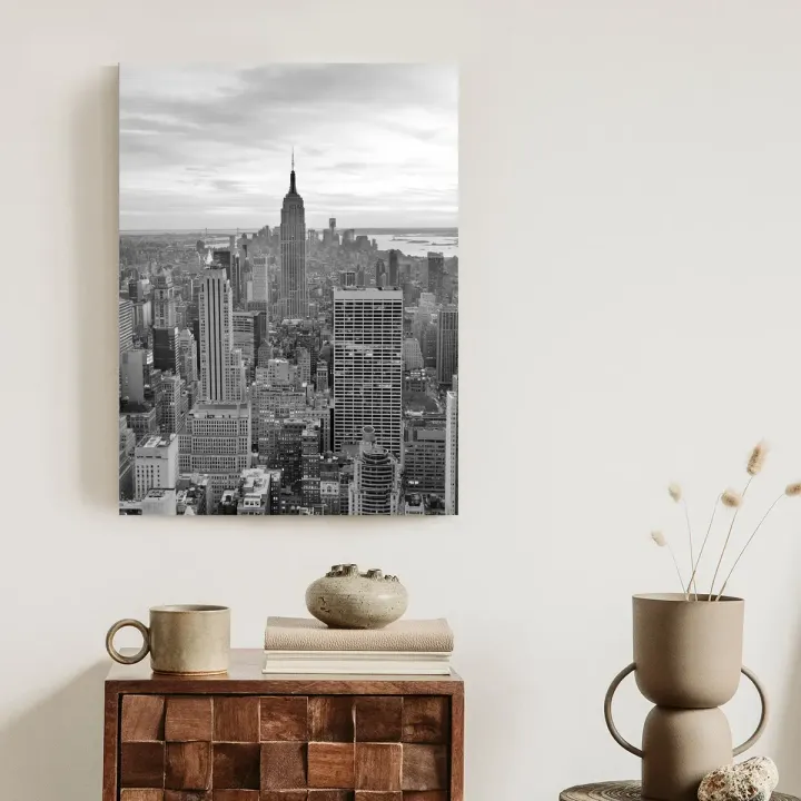 Plakat Empire State Building – Skyline Manhattanu z lotu ptaka