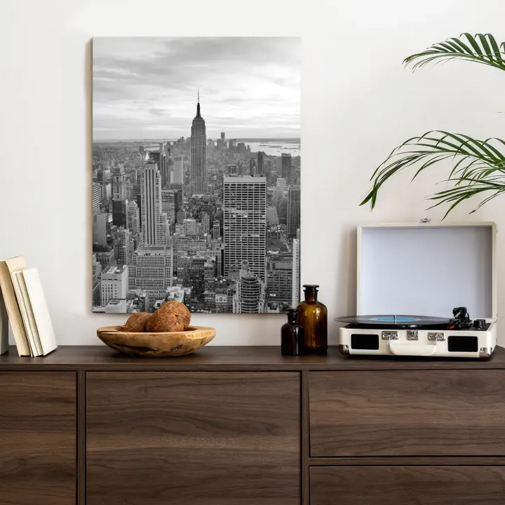 Plakat Empire State Building – Skyline Manhattanu z lotu ptaka