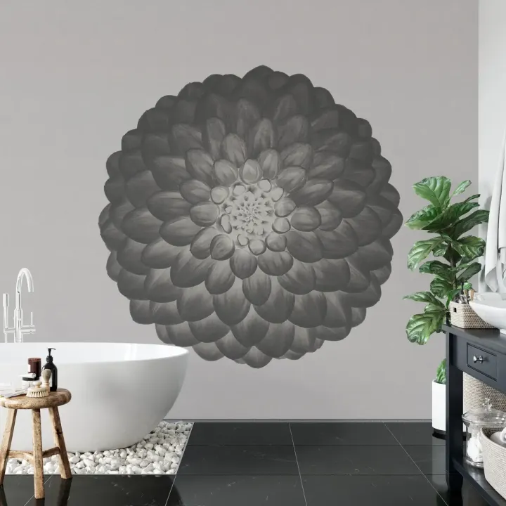 Fototapeta Kwadratowa Symetria – Abstrakcja Geometryczna w Negatywie