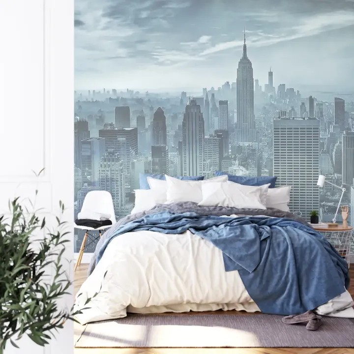 Fototapeta Hazy Gotham – Mglisty Skyline Manhattanu