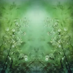 Fototapeta Kwadratowa Trawy – Abstrakcja Geometryczna i Natura