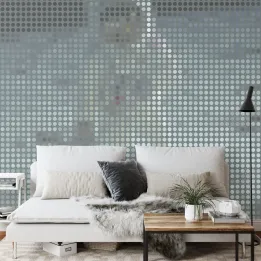 Fototapeta Kwadratowa Ikona Buzz – Abstrakcja Geometryczna w Stylu Minimalistycznym