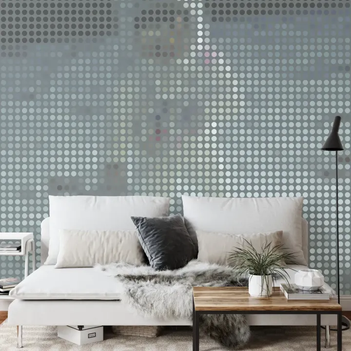 Fototapeta Kwadratowa Ikona Buzz – Abstrakcja Geometryczna w Stylu Minimalistycznym