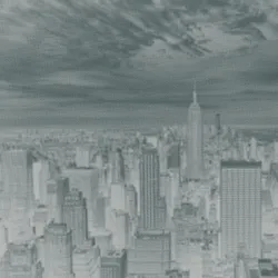 Fototapeta Nowy Jork – Negatyw Skyline Manhattanu