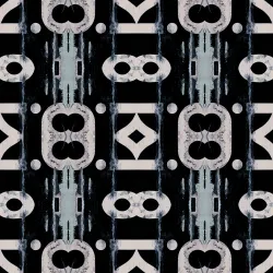 Fototapeta Kwadratowa Przemysł – Niebieska Abstrakcja Geometryczna