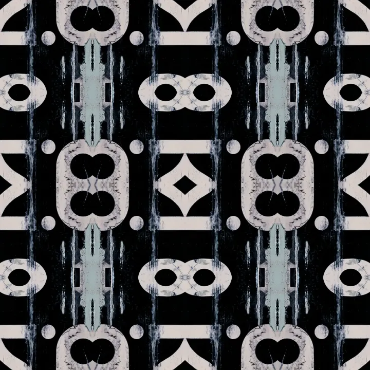Fototapeta Kwadratowa Przemysł – Niebieska Abstrakcja Geometryczna – produkt